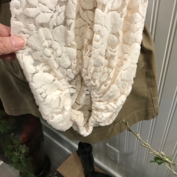 Sz S/L/XL Solid Cozy Lace Balloon Sleeve - Picture 10 of 13